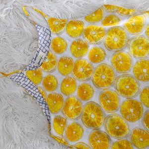 Anthropology Porridge Lemon Tank Top Size M